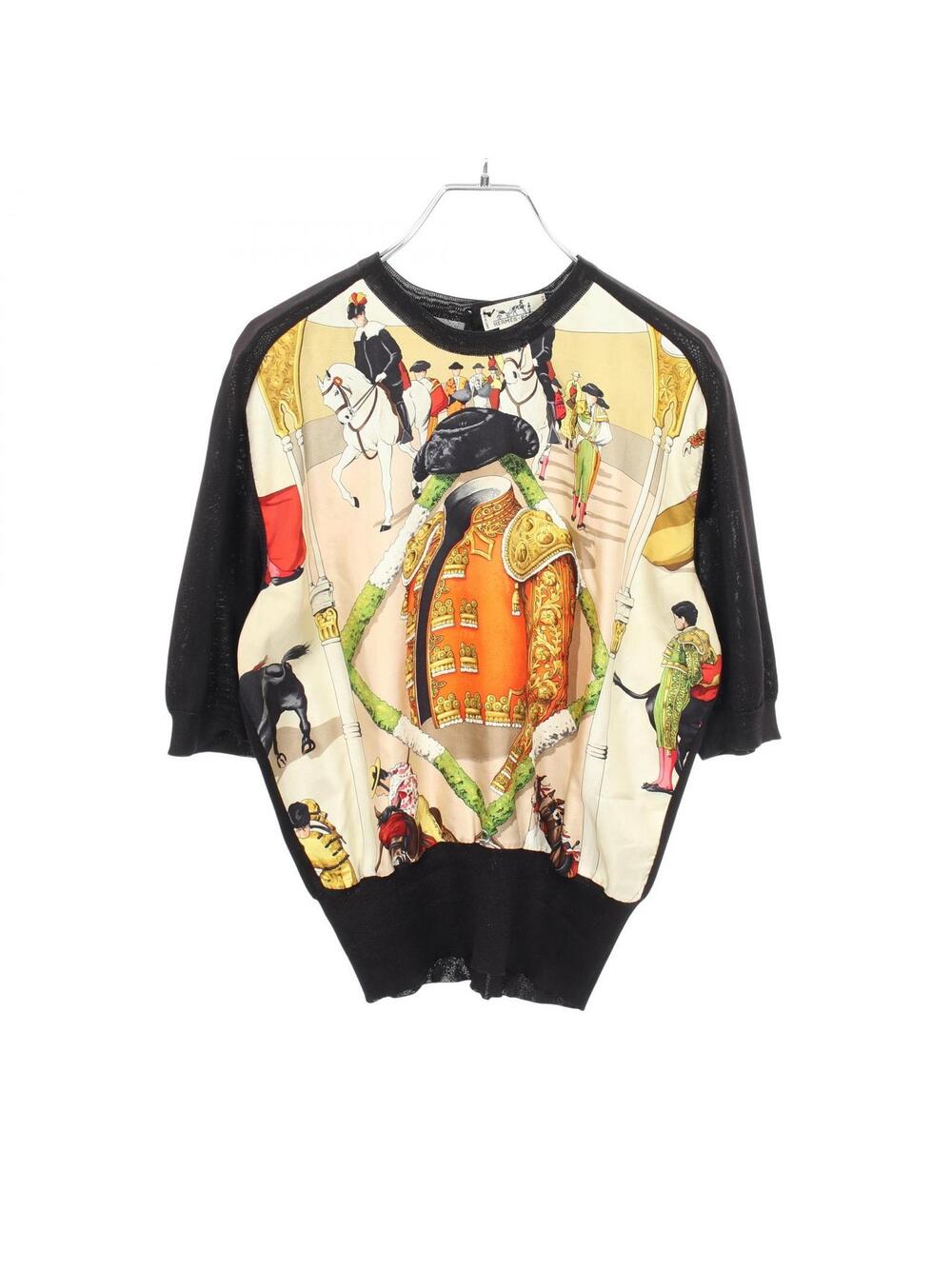 Hermes Plaza De Toros Short-Sleeved #329148H35B